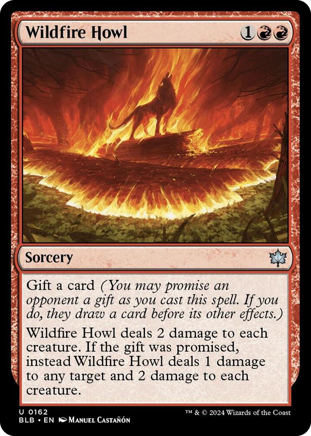 0162 Wildfire Howl U Bloomburrow