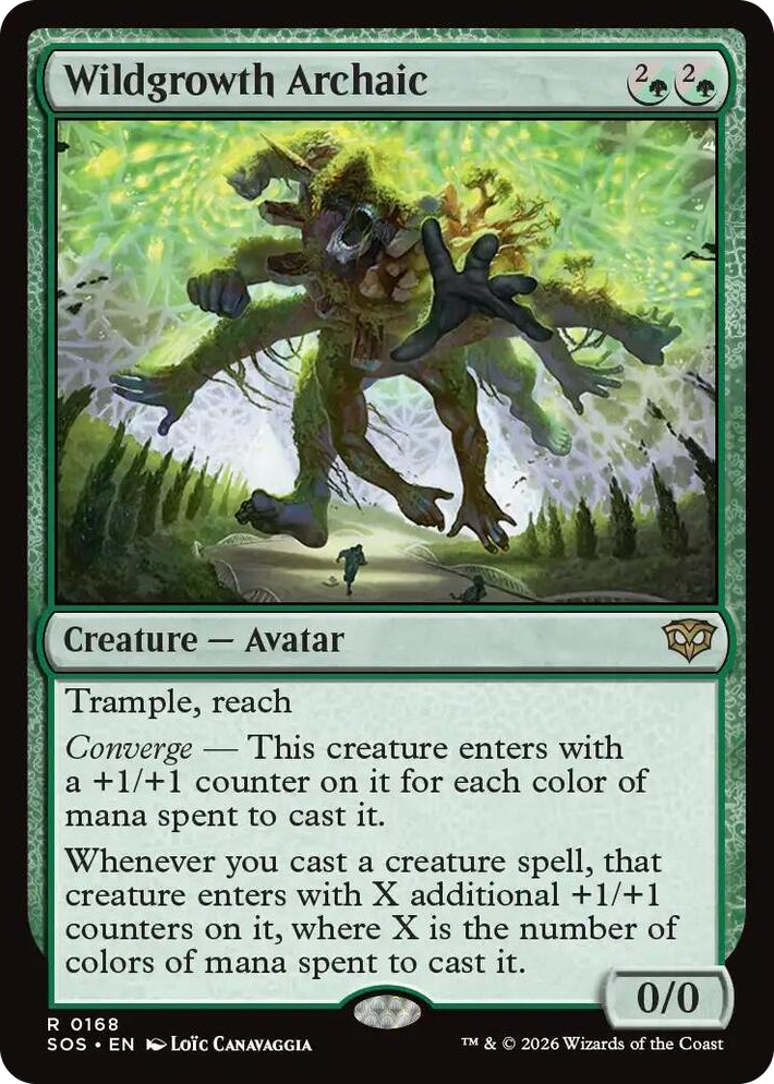 0168 Wildgrowth Archaic R Secrets of Strixhaven