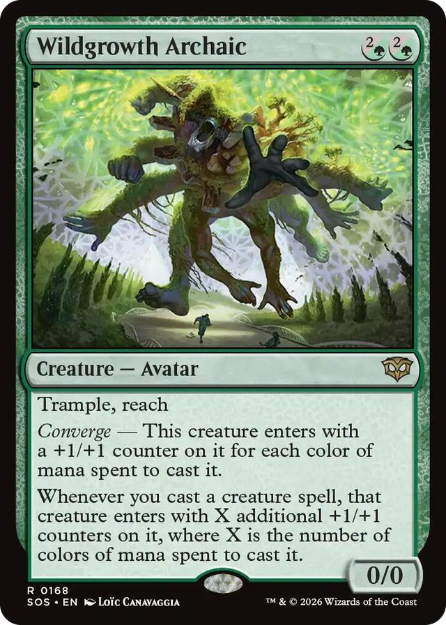 0168 Wildgrowth Archaic R Secrets of Strixhaven