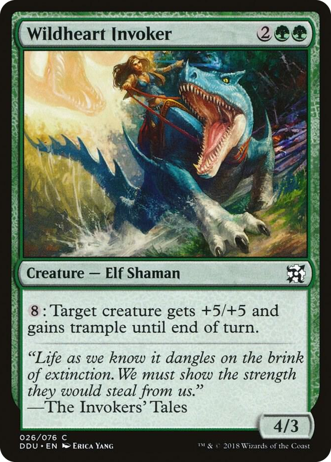 0026 Wildheart Invoker C Duel Decks: Elves vs. Inventors