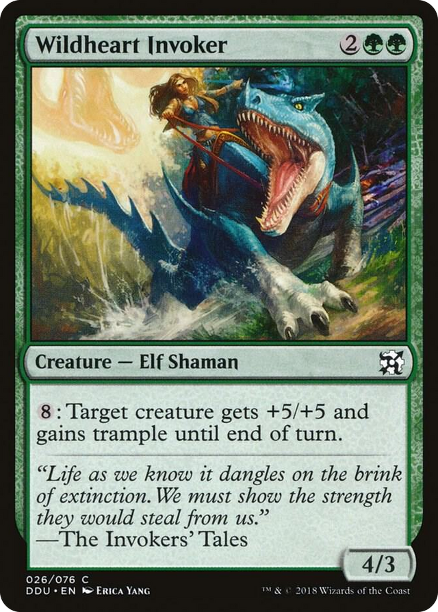 0026 Wildheart Invoker C Duel Decks: Elves vs. Inventors