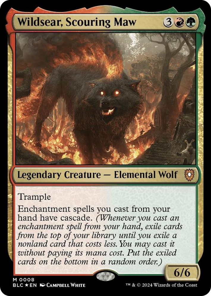 0008 Wildsear, Scouring Maw M Commander: Bloomburrow
