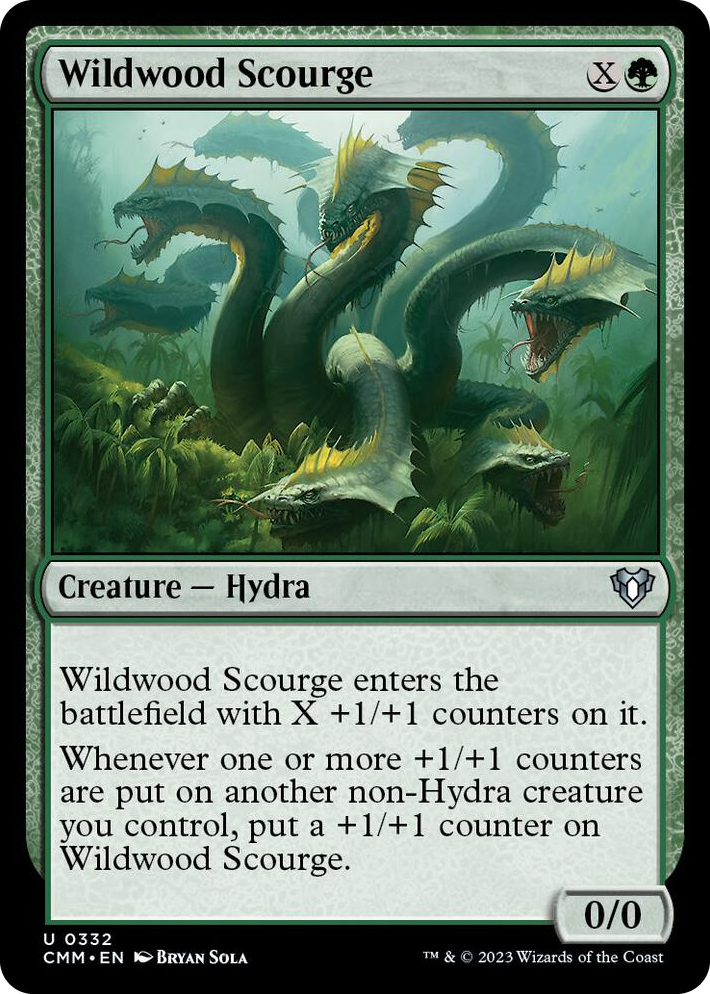 0332 Wildwood Scourge U Commander Masters