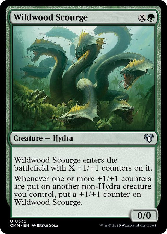 0332 Wildwood Scourge U Commander Masters