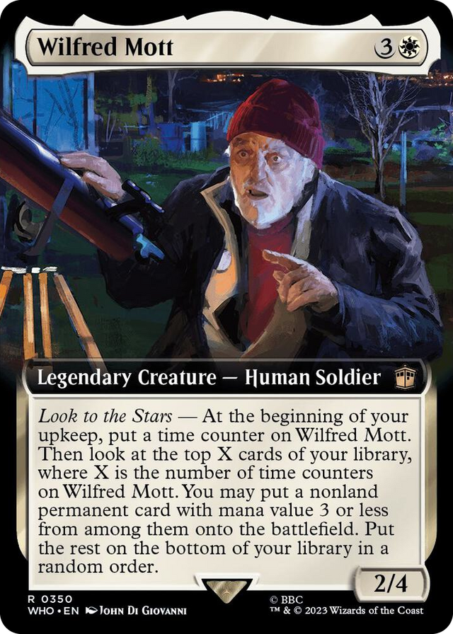 0350 Wilfred Mott (Extended Art) R Universes Beyond: Doctor Who
