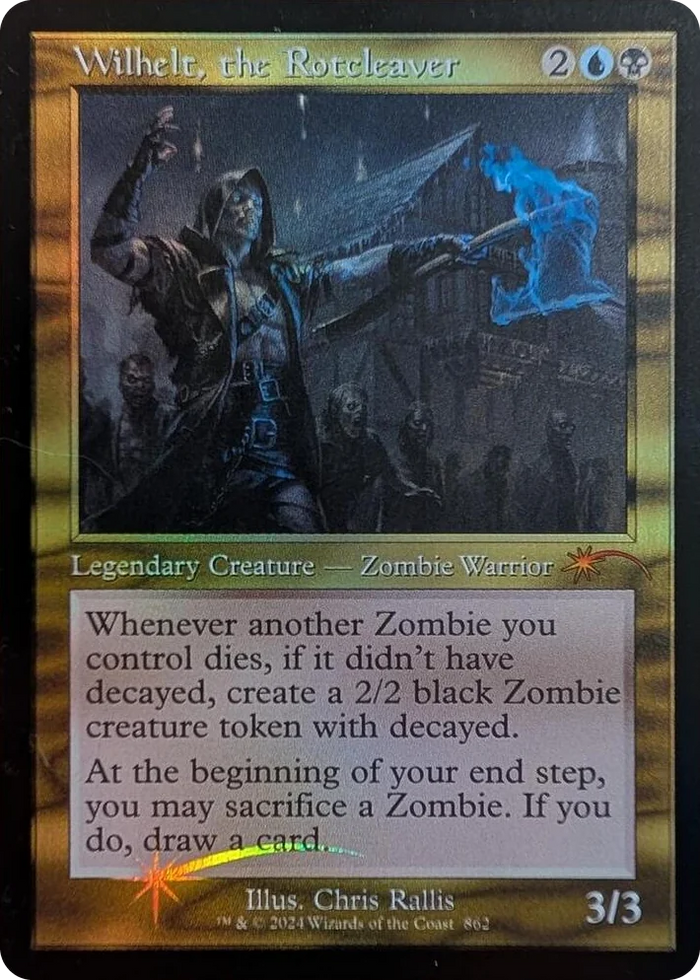 0862 Wilhelt, the Rotcleaver (Retro Frame) M Secret Lair Drop Series
