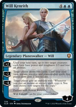 0738 Will Kenrith M Commander Legends: Battle for Baldur's Gate