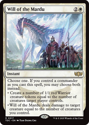 0017 Will of the Mardu R Commander: Tarkir: Dragonstorm