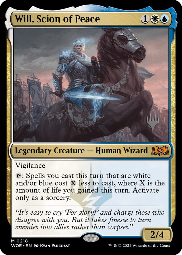 0218 Will, Scion of Peace M Promo Pack: Wilds of Eldraine