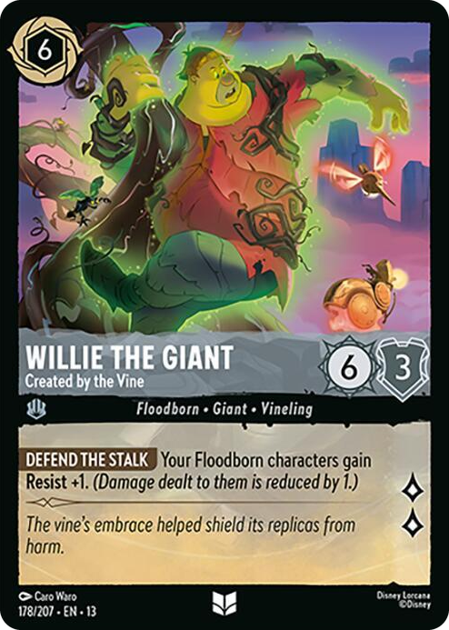 0178 Willie the Giant - Created by the Vine Uncommon Attack of the Vine!