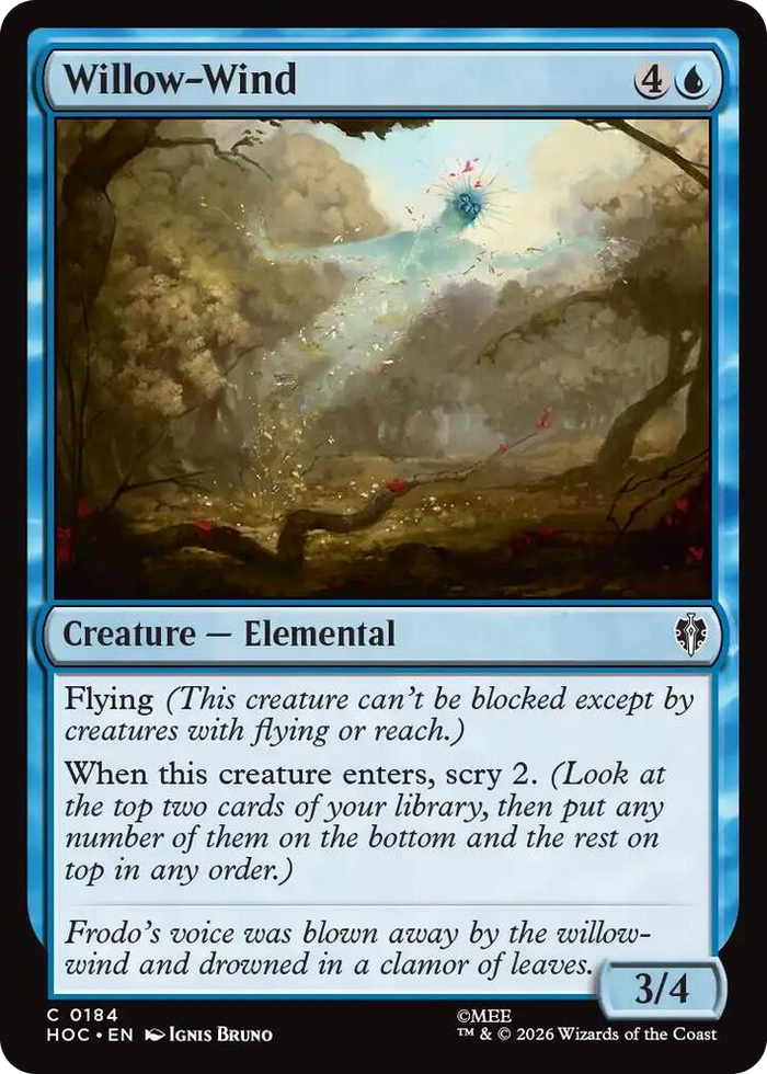 Willow-Wind #184 C - The Hobbit: Eternal-Legal Pokemon card