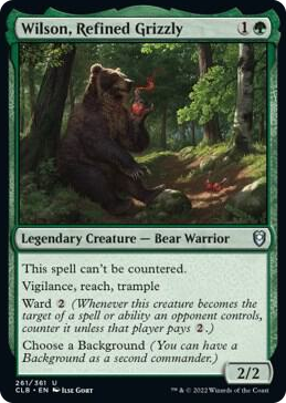 0261 Wilson, Refined Grizzly U Commander Legends: Battle for Baldur's Gate