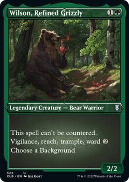 0522 Wilson, Refined Grizzly (Foil Etched) U Commander Legends: Battle for Baldur's Gate