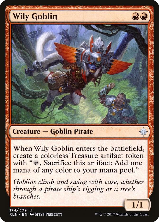 0174 Wily Goblin U Ixalan
