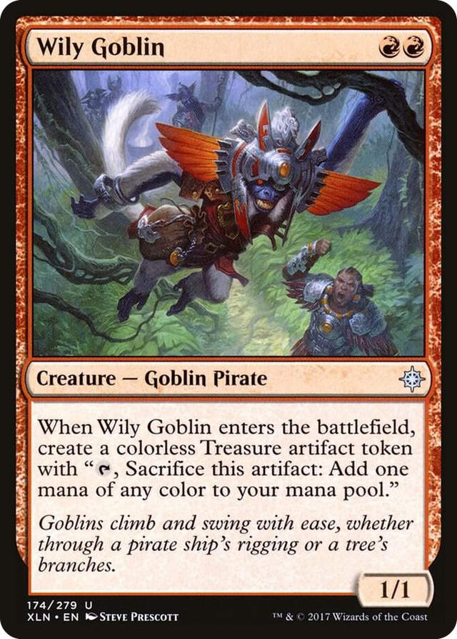 0174 Wily Goblin U Ixalan