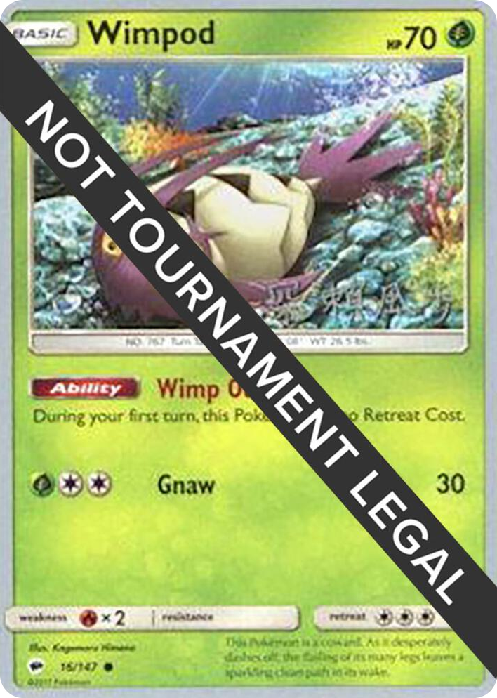 0016 Wimpod - 2017 (Kabu Fukase) Common World Championship Decks