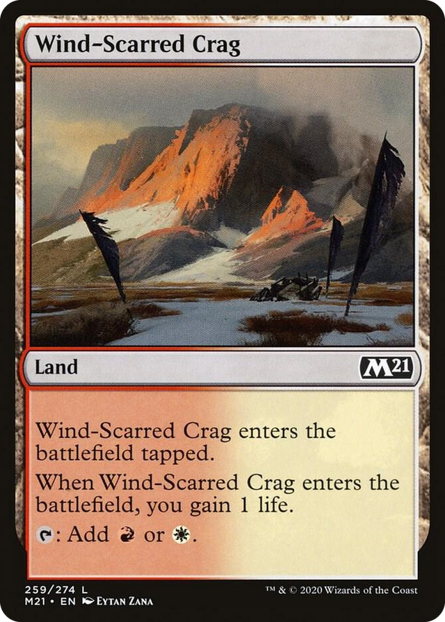 0259 Wind-Scarred Crag L Core Set 2021