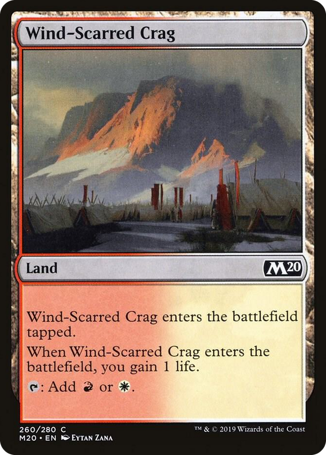 0260 Wind-Scarred Crag C Core Set 2020