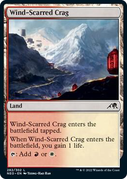 0282 Wind-Scarred Crag L Kamigawa: Neon Dynasty