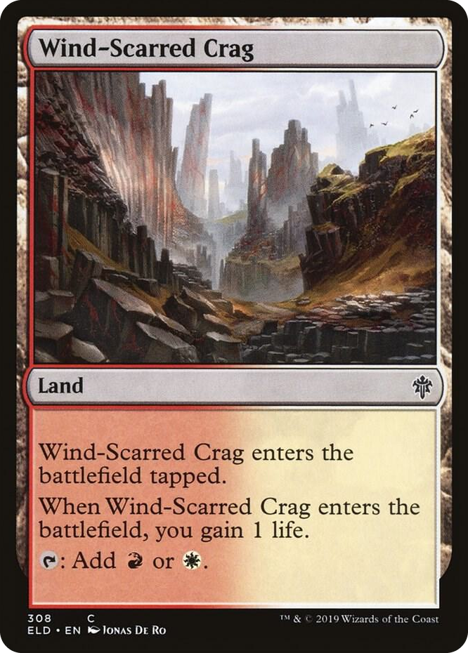 0308 Wind-Scarred Crag C Throne of Eldraine