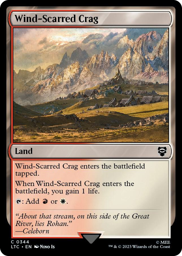 0344 Wind-Scarred Crag C Commander: The Lord of the Rings: Tales of Middle-earth