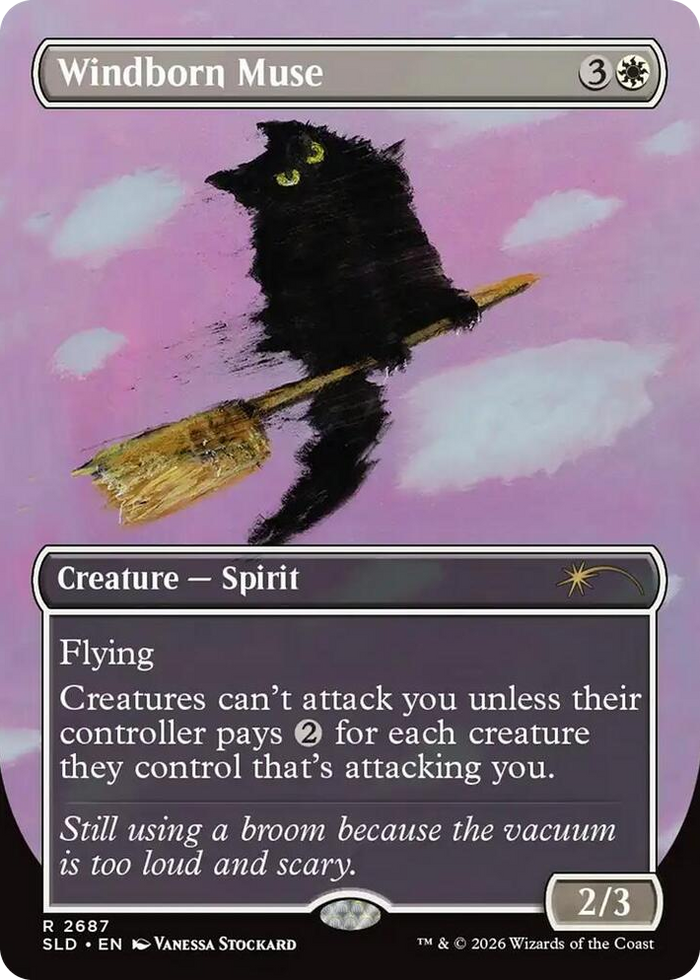 Windborn Muse #2687 R - Secret Lair Drop Series Pokemon card