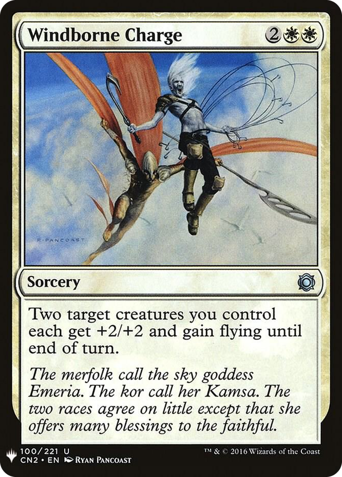 0100 Windborne Charge U The List Reprints