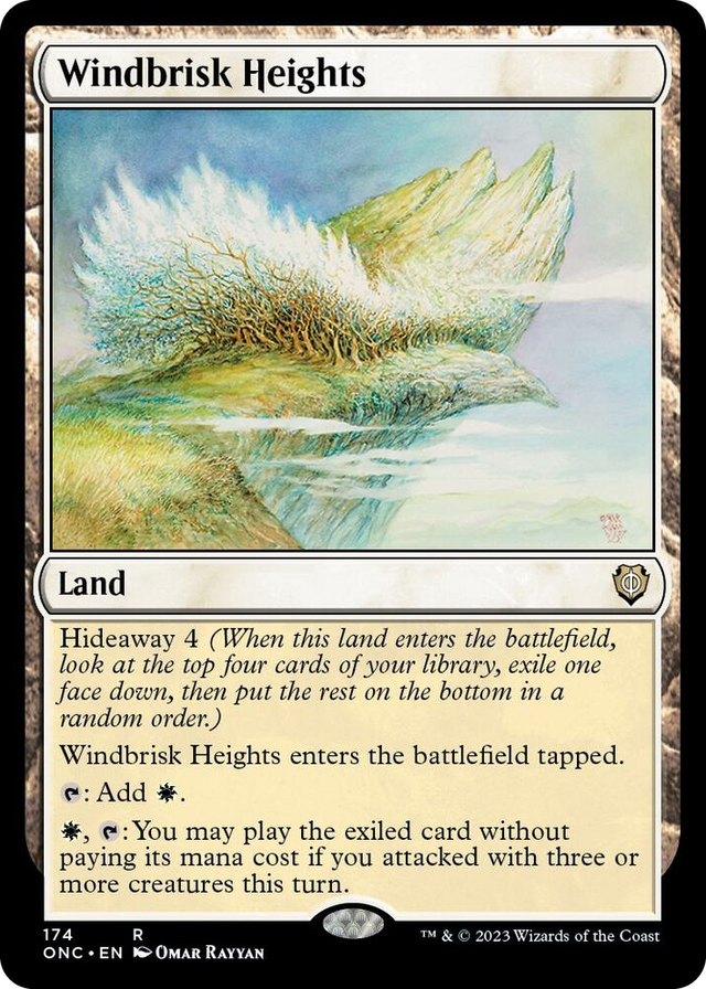 0174 Windbrisk Heights R Commander: Phyrexia: All Will Be One