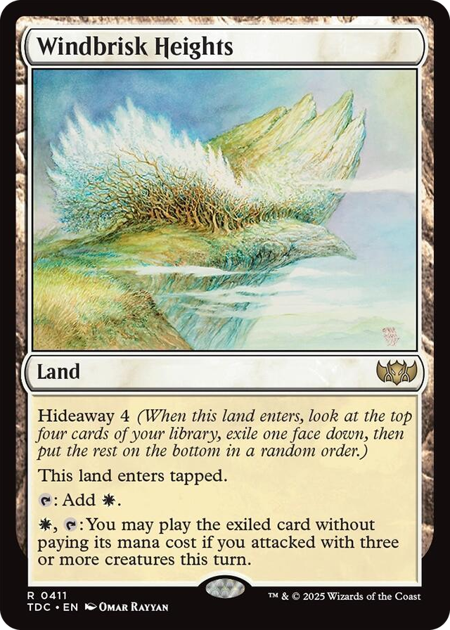 0411 Windbrisk Heights R Commander: Tarkir: Dragonstorm