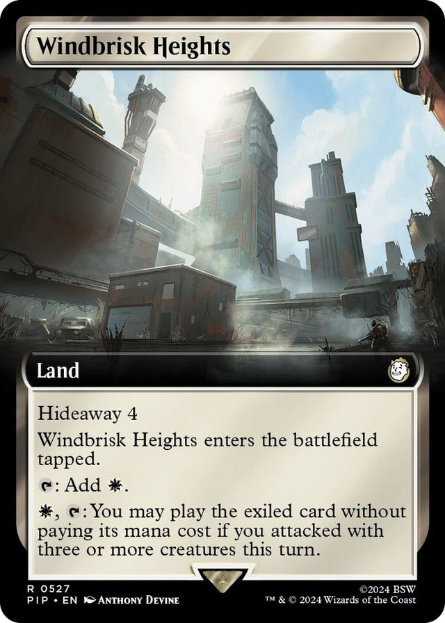 0527 Windbrisk Heights (Extended Art) R Universes Beyond: Fallout