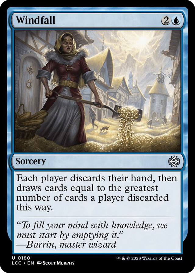 0180 Windfall U Commander: The Lost Caverns of Ixalan