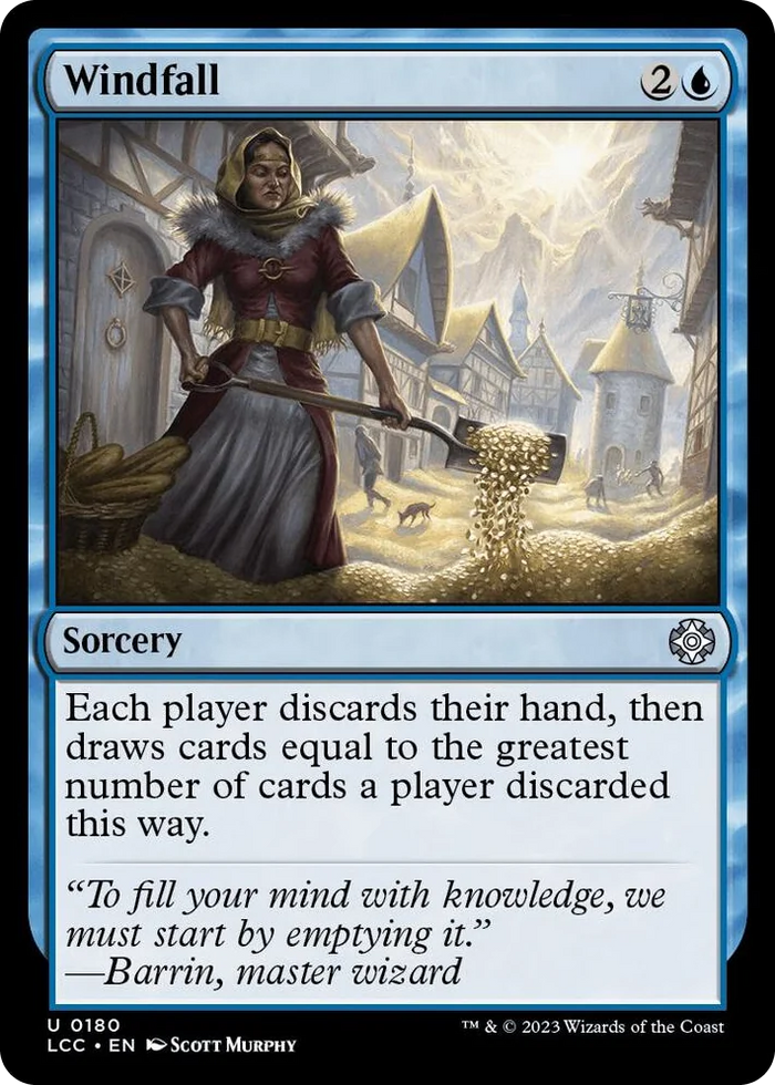 0180 Windfall U Commander: The Lost Caverns of Ixalan