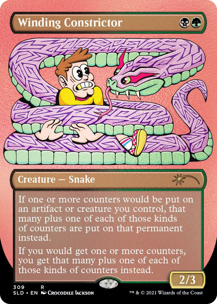 0309 Winding Constrictor (Foil Etched) R Secret Lair Drop Series