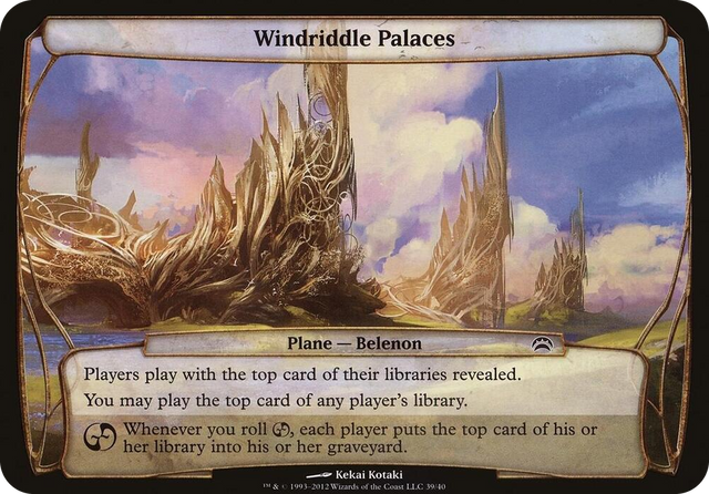 0039 Windriddle Palaces (Planechase 2012) S Oversize Cards