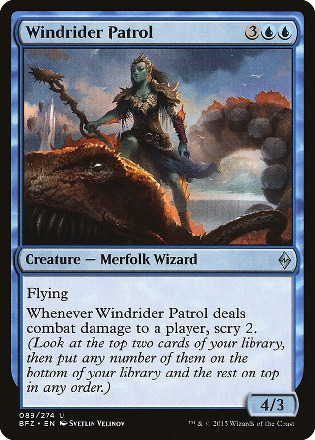 0089 Windrider Patrol U Battle for Zendikar