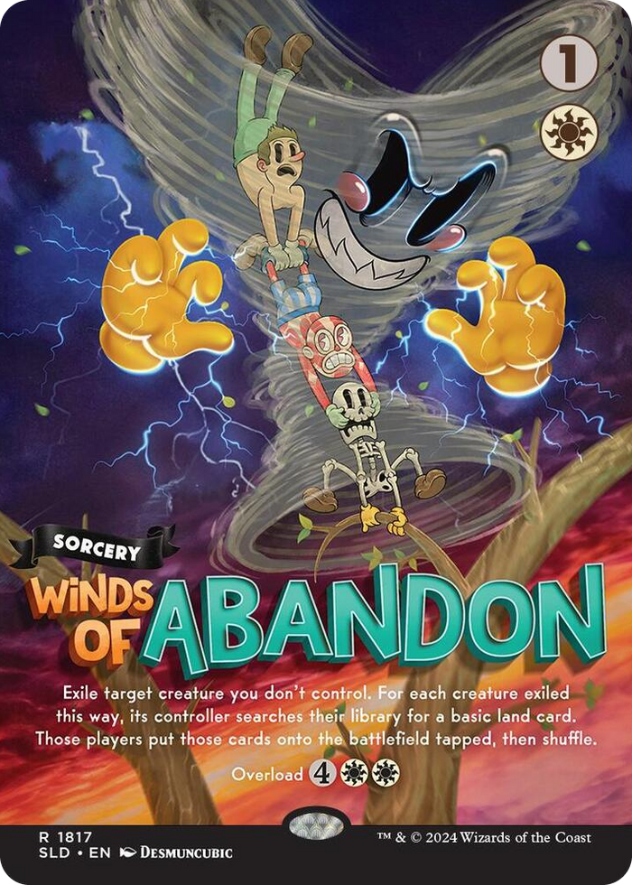 Winds of Abandon #1817 R - Secret Lair Drop Series Pokemon card