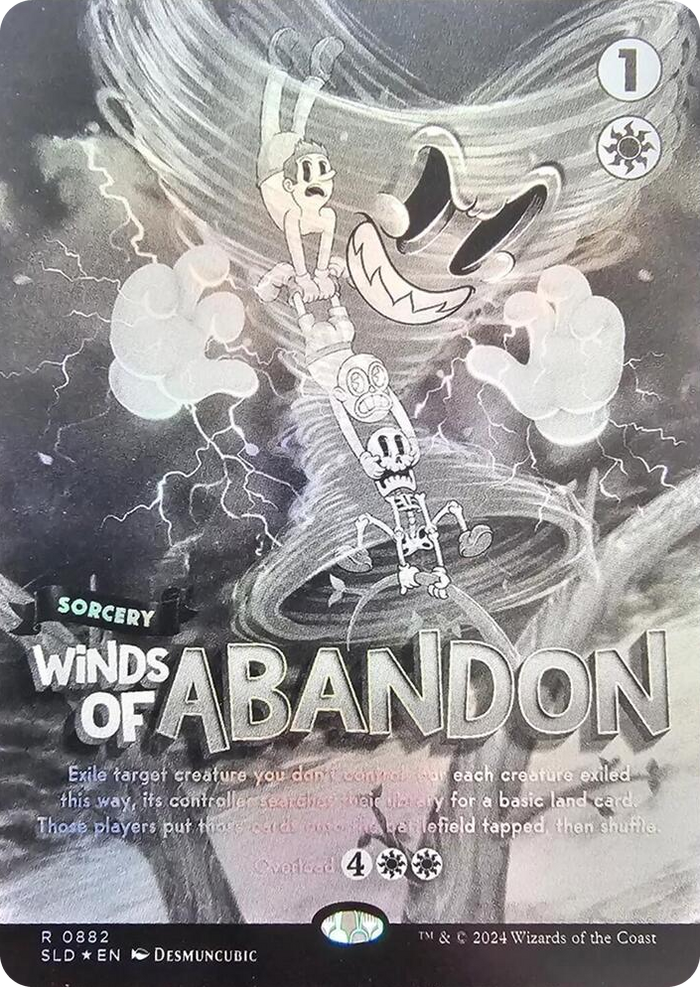 Winds of Abandon (Black & White Foil) #882 R - Secret Lair Drop Series Pokemon card