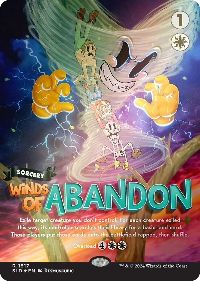 Winds of Abandon (Rainbow Foil) #1817 R - Secret Lair Drop Series Pokemon card