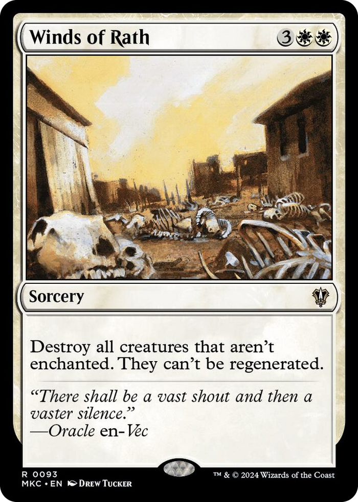 Winds of Rath #93 R - Commander: Murders at Karlov Manor Pokemon card