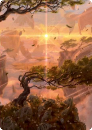 0030 Windswept Heath Art Card S Art Series: Zendikar Rising