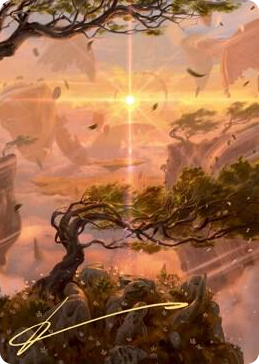 0030 Windswept Heath Art Card (Gold-Stamped Signature) S Art Series: Zendikar Rising