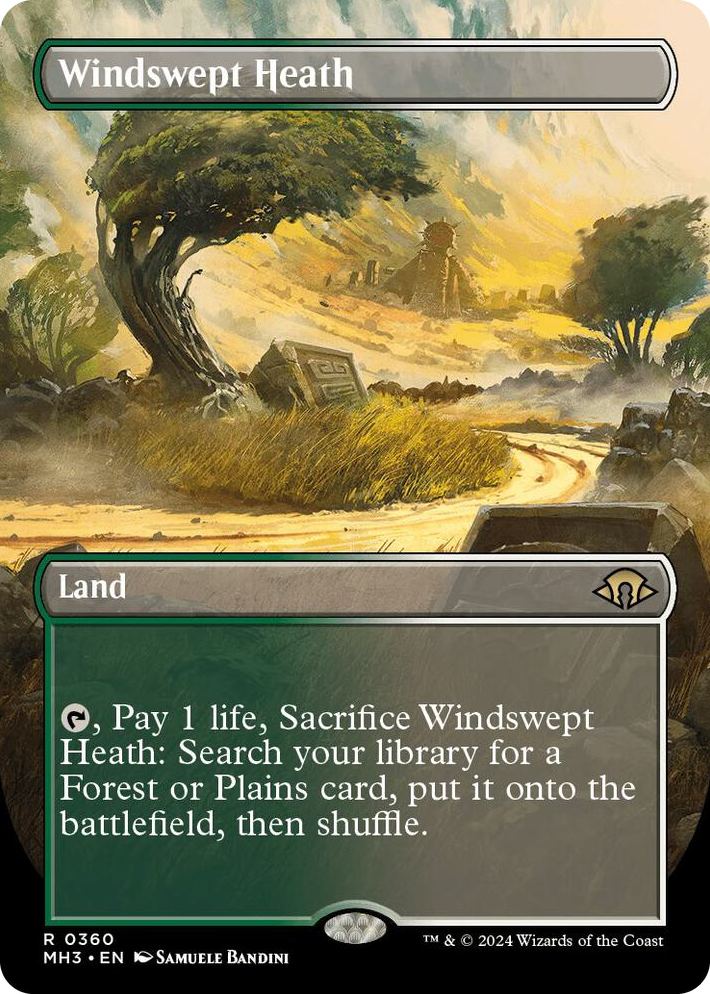 0360 Windswept Heath (Borderless) R Modern Horizons 3
