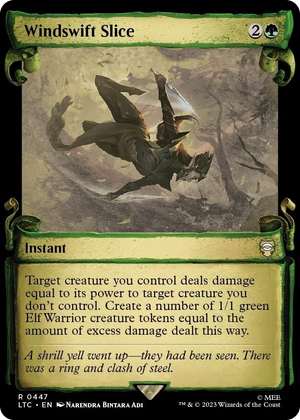 0447 Windswift Slice (Showcase Scrolls) R Commander: The Lord of the Rings: Tales of Middle-earth