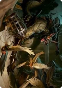 0055 Wing Shredder Art Card S Art Series: Innistrad: Midnight Hunt