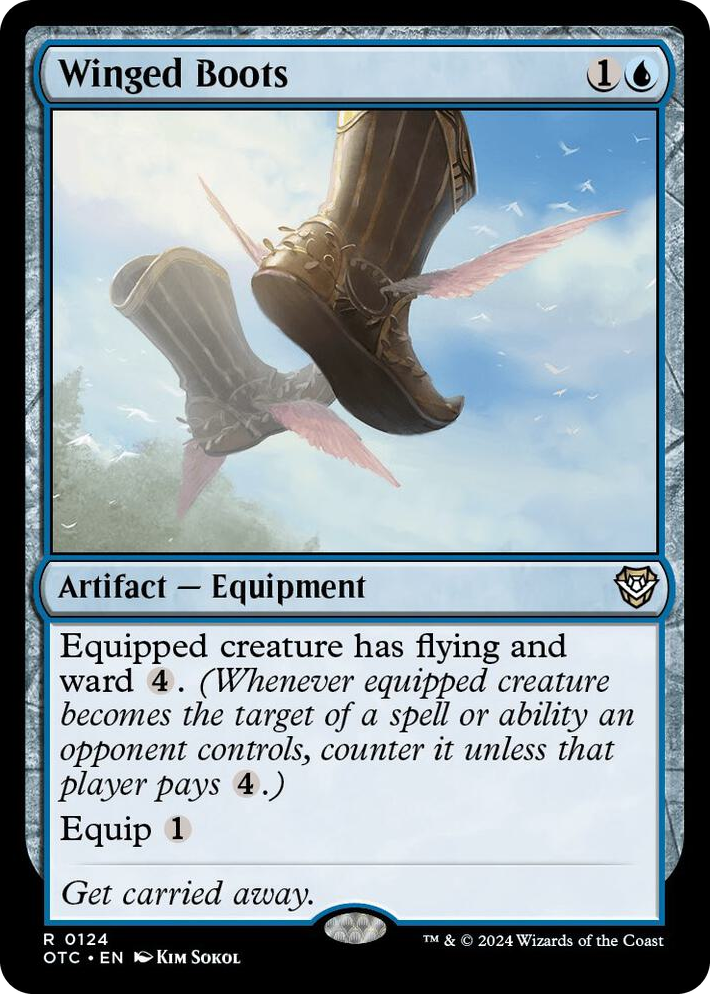 0124 Winged Boots R Commander: Outlaws of Thunder Junction