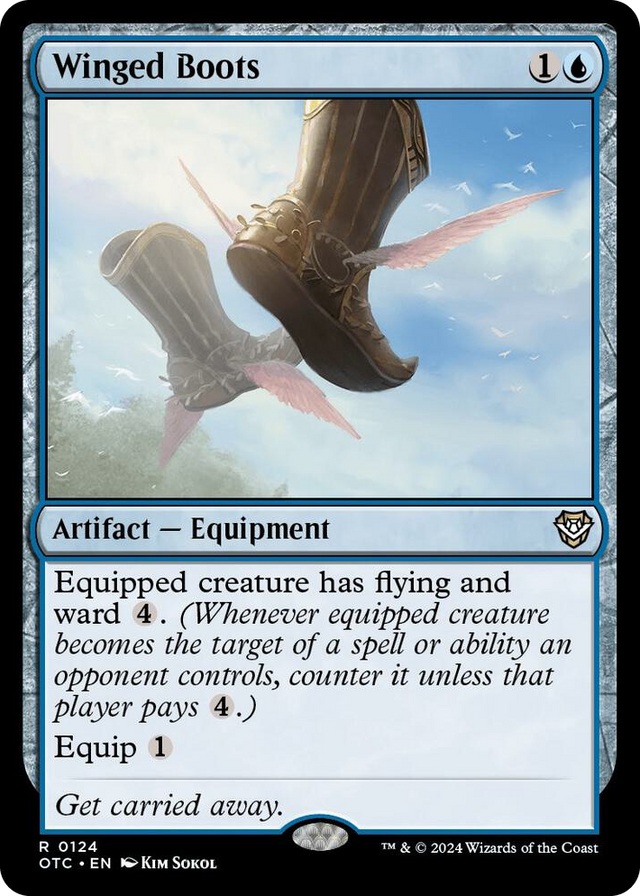 0124 Winged Boots R Commander: Outlaws of Thunder Junction