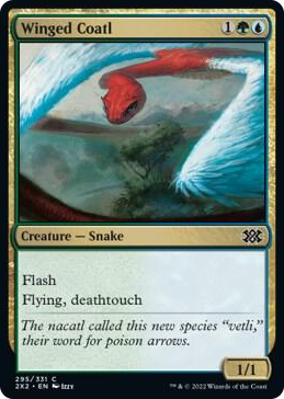0295 Winged Coatl C Double Masters 2022