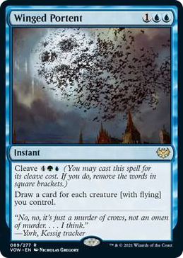 0089 Winged Portent R Innistrad: Crimson Vow