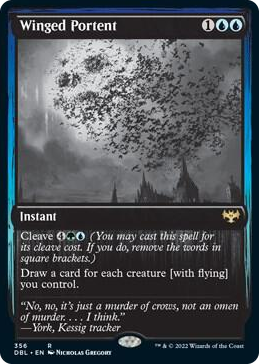 0356 Winged Portent R Innistrad: Double Feature