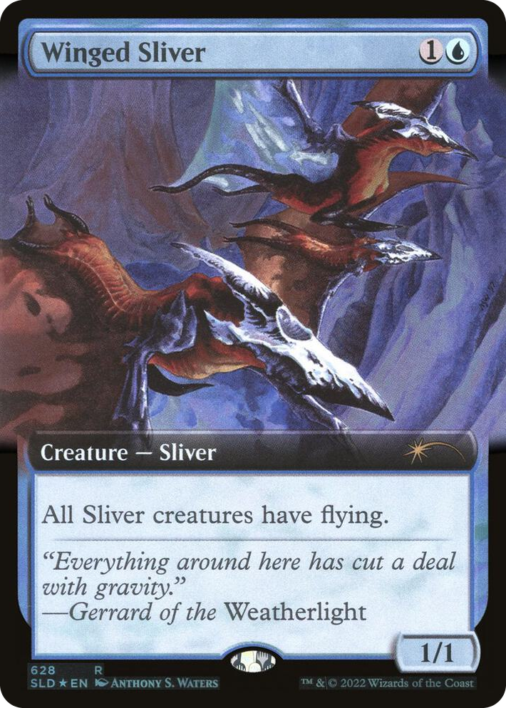 0628 Winged Sliver (Extended Art) R Secret Lair Drop Series